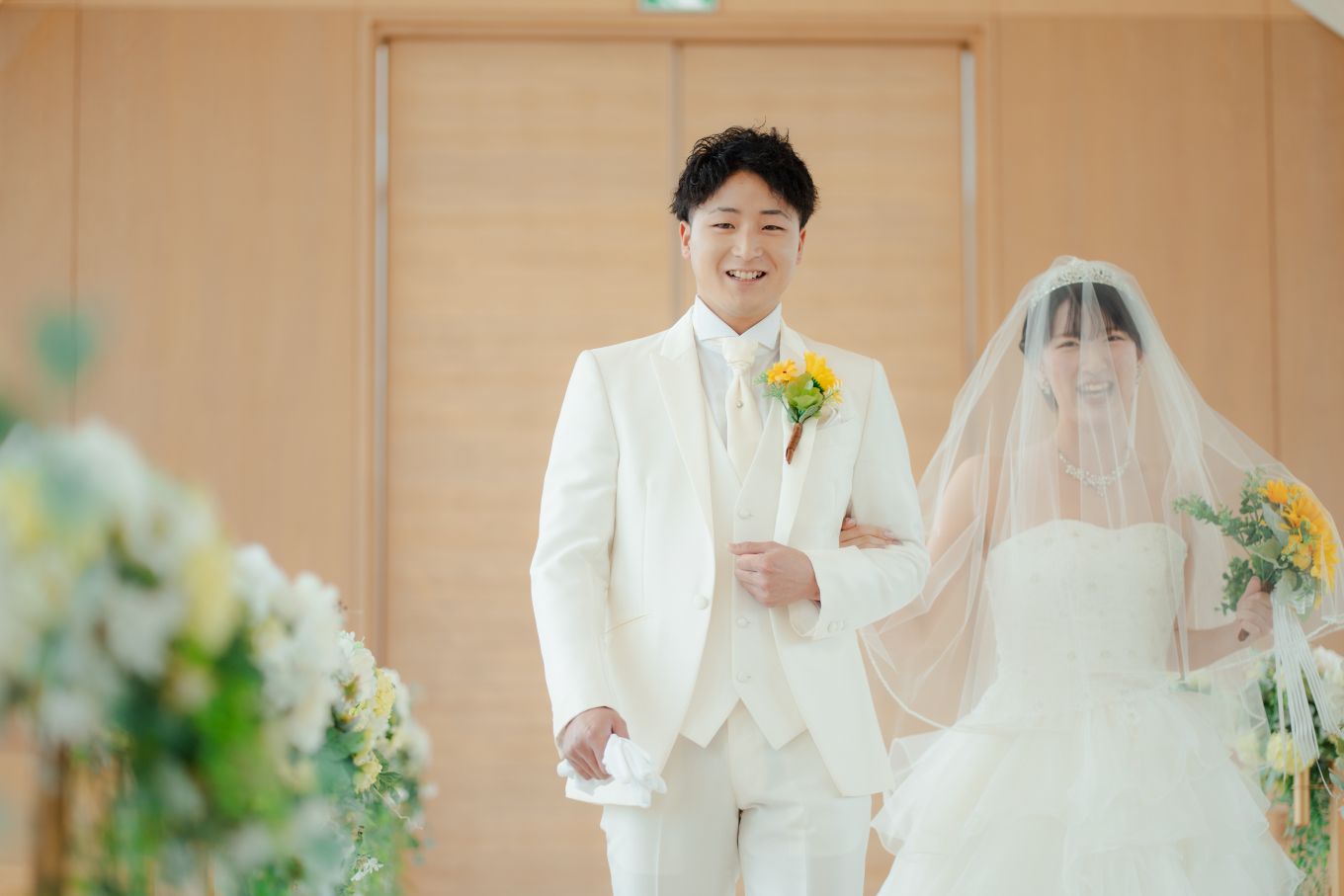 皆様に見守られながらのアットホームな結婚式！